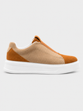 Izmir X-1 slip-on sneaker in brown by Apollo Moda
