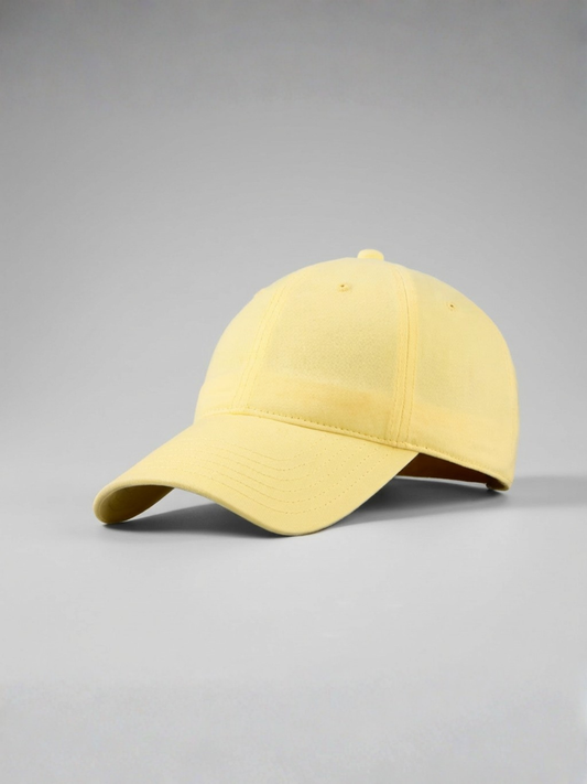 Casquette en sergé de coton citron doux