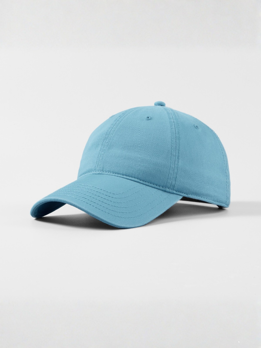 Casquette en sergé de coton bleu ciel