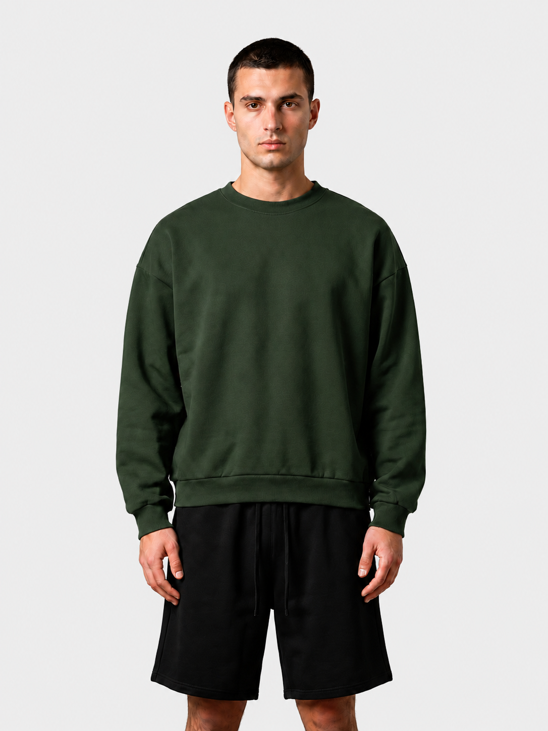 Felpa oversize Club Collegiate girocollo