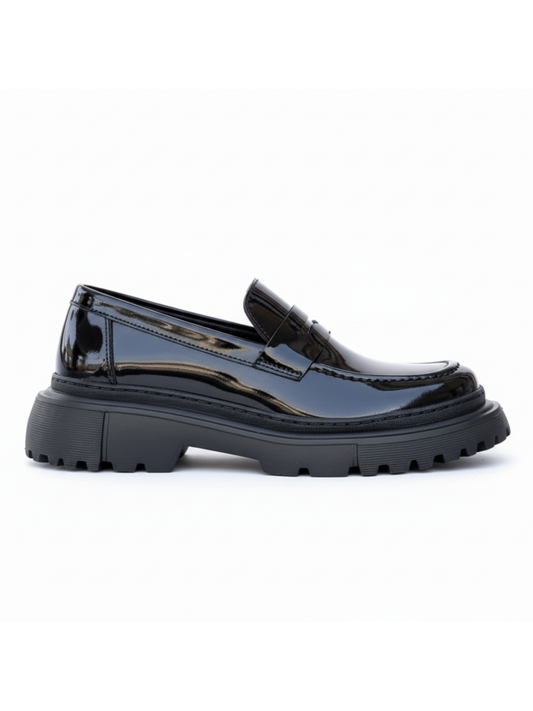 Men's Oslo Patent Noir